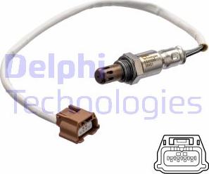 Delphi ES21259-12B1 - Ламбда-сонда vvparts.bg