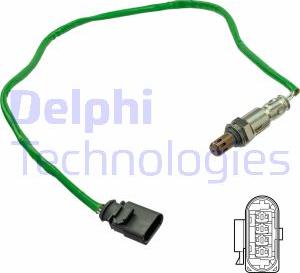 Delphi ES21206-12B1 - Ламбда-сонда vvparts.bg