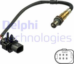 Delphi ES21211-12B1 - Ламбда-сонда vvparts.bg