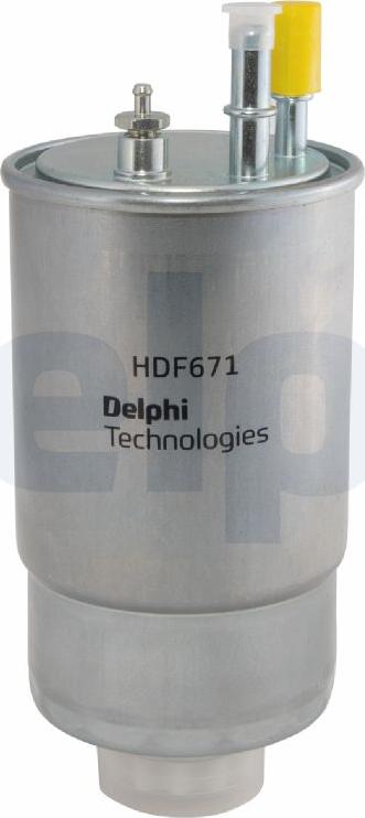 Delphi HDF671 - Горивен филтър vvparts.bg