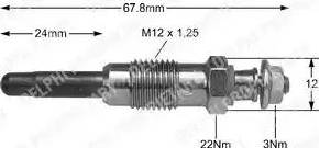 Delphi HDS347 - Подгревна свещ vvparts.bg