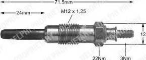 Delphi HDS295 - Подгревна свещ vvparts.bg