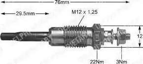 Delphi HDS267 - Подгревна свещ vvparts.bg