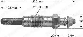 Delphi HDS271 - Подгревна свещ vvparts.bg