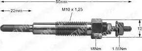 Delphi HDS272 - Подгревна свещ vvparts.bg