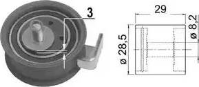 Delphi KDB443 - Комплект ангренажен ремък vvparts.bg