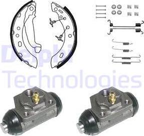 Delphi KP914 - Комплект спирачна челюст vvparts.bg