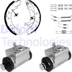 Delphi KP1130 - Комплект спирачна челюст vvparts.bg