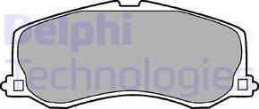 Delphi LP945 - Комплект спирачно феродо, дискови спирачки vvparts.bg