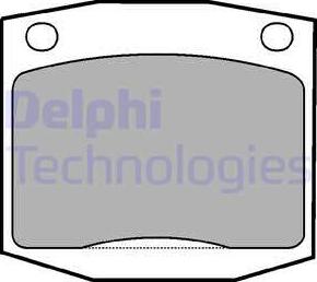 Delphi LP96 - Комплект спирачно феродо, дискови спирачки vvparts.bg
