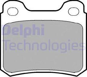 Delphi LP915 - Комплект спирачно феродо, дискови спирачки vvparts.bg