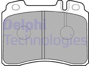 Delphi LP929 - Комплект спирачно феродо, дискови спирачки vvparts.bg