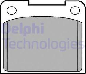 Delphi LP15 - Комплект спирачно феродо, дискови спирачки vvparts.bg