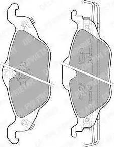 Lemförder 20723 - Комплект спирачно феродо, дискови спирачки vvparts.bg