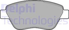 Delphi LP1899 - Комплект спирачно феродо, дискови спирачки vvparts.bg