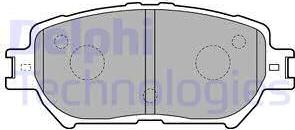 Delphi LP1738 - Комплект спирачно феродо, дискови спирачки vvparts.bg