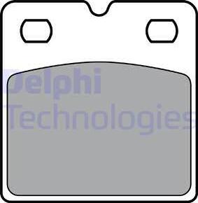 Delphi LP3405 - Комплект спирачно феродо, дискови спирачки vvparts.bg