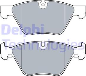 Delphi LP3534 - Комплект спирачно феродо, дискови спирачки vvparts.bg