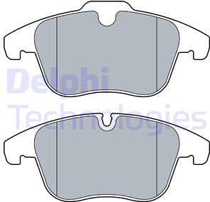 Delphi LP3526-18B1 - Комплект спирачно феродо, дискови спирачки vvparts.bg