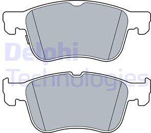 Delphi LP3520 - Комплект спирачно феродо, дискови спирачки vvparts.bg