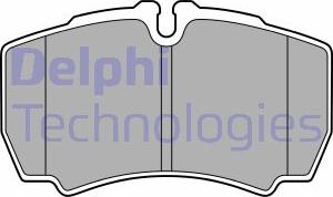 Delphi LP3686 - Комплект спирачно феродо, дискови спирачки vvparts.bg