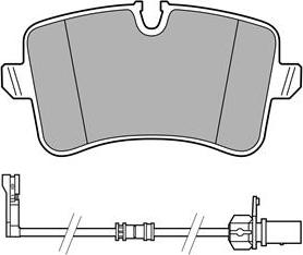 Delphi LP3625 - Комплект спирачно феродо, дискови спирачки vvparts.bg