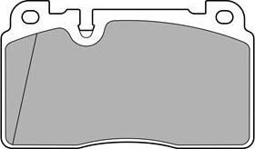 Delphi LP3677 - Комплект спирачно феродо, дискови спирачки vvparts.bg