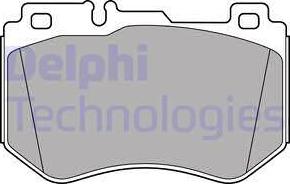 Delphi LP3137 - Комплект спирачно феродо, дискови спирачки vvparts.bg