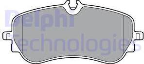 Delphi LP3367 - Комплект спирачно феродо, дискови спирачки vvparts.bg