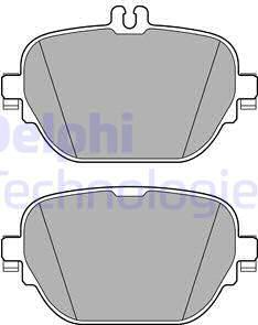 Delphi LP3297 - Комплект спирачно феродо, дискови спирачки vvparts.bg