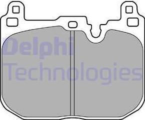 Delphi LP3259 - Комплект спирачно феродо, дискови спирачки vvparts.bg