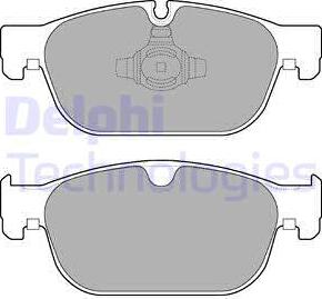 Delphi LP3256 - Комплект спирачно феродо, дискови спирачки vvparts.bg