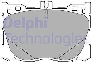 Delphi LP3276 - Комплект спирачно феродо, дискови спирачки vvparts.bg