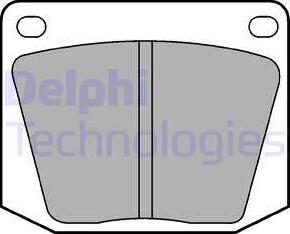 Delphi LP32 - Комплект спирачно феродо, дискови спирачки vvparts.bg