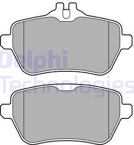 Delphi LP2659 - Комплект спирачно феродо, дискови спирачки vvparts.bg