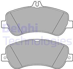 Delphi LP2146 - Комплект спирачно феродо, дискови спирачки vvparts.bg