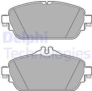 Delphi LP2764 - Комплект спирачно феродо, дискови спирачки vvparts.bg