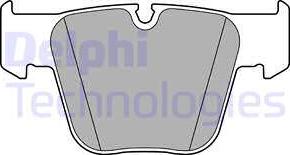 Delphi LP2765 - Комплект спирачно феродо, дискови спирачки vvparts.bg