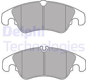 Delphi LP2715 - Комплект спирачно феродо, дискови спирачки vvparts.bg