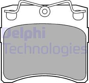 Delphi LP785 - Комплект спирачно феродо, дискови спирачки vvparts.bg