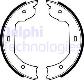 Delphi LS1920 - Комплект спирачна челюст vvparts.bg