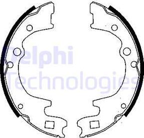 Delphi LS1477 - Комплект спирачна челюст vvparts.bg