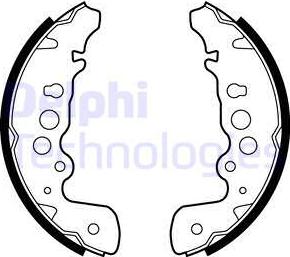 Delphi LS1882 - Комплект спирачна челюст vvparts.bg