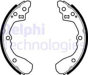 Delphi LS2060 - Комплект спирачна челюст vvparts.bg