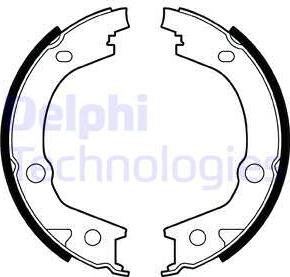 Delphi LS2001 - Комплект спирачна челюст, ръчна спирачка vvparts.bg