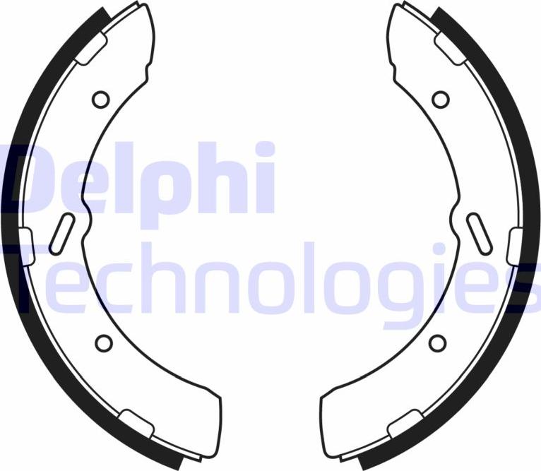 Delphi LS2185 - Комплект спирачна челюст vvparts.bg