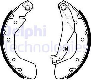 Delphi LS2134 - Комплект спирачна челюст vvparts.bg