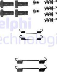 Delphi LY1198 - Комплект принадлежности, челюсти за ръчна спирачка vvparts.bg