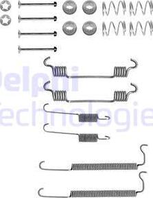 Delphi LY1357 - Комплект принадлежности, спирани челюсти vvparts.bg