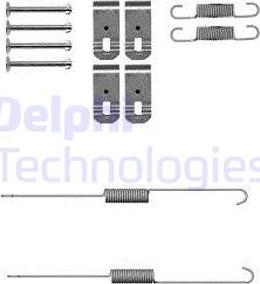 Delphi LY1382 - Комплект принадлежности, спирани челюсти vvparts.bg